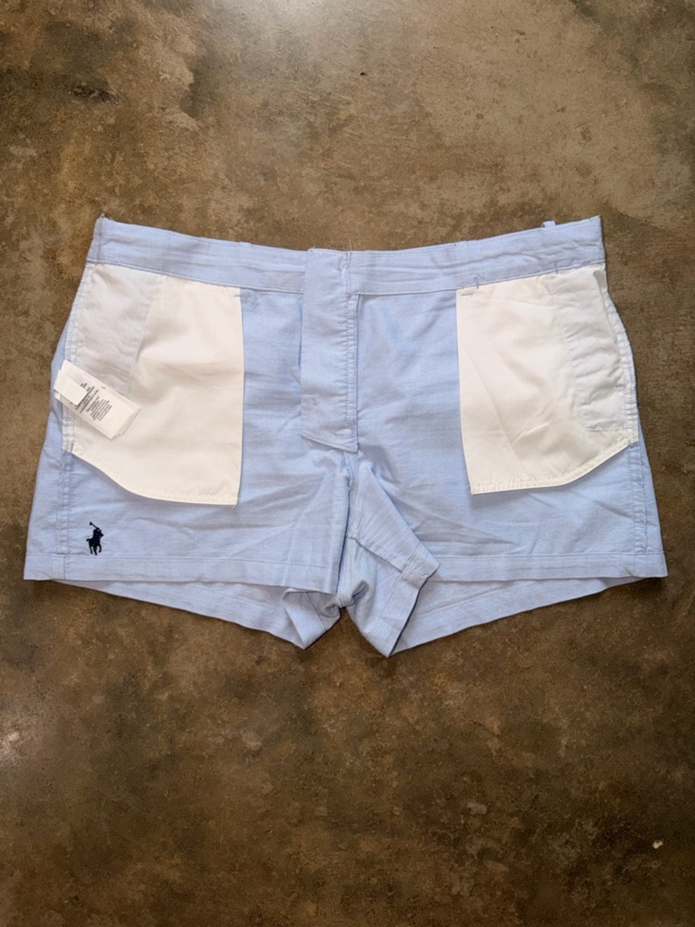 Polo by Ralph Lauren - Blue Chino Shorts - Size 12 - Picture 7 of 11